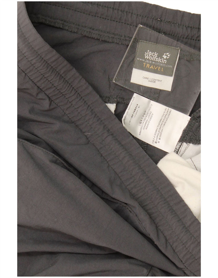 Jack Wolfskin Dame Capri Træningsdragt Bukser UK 14 Medium Grey Colourblock