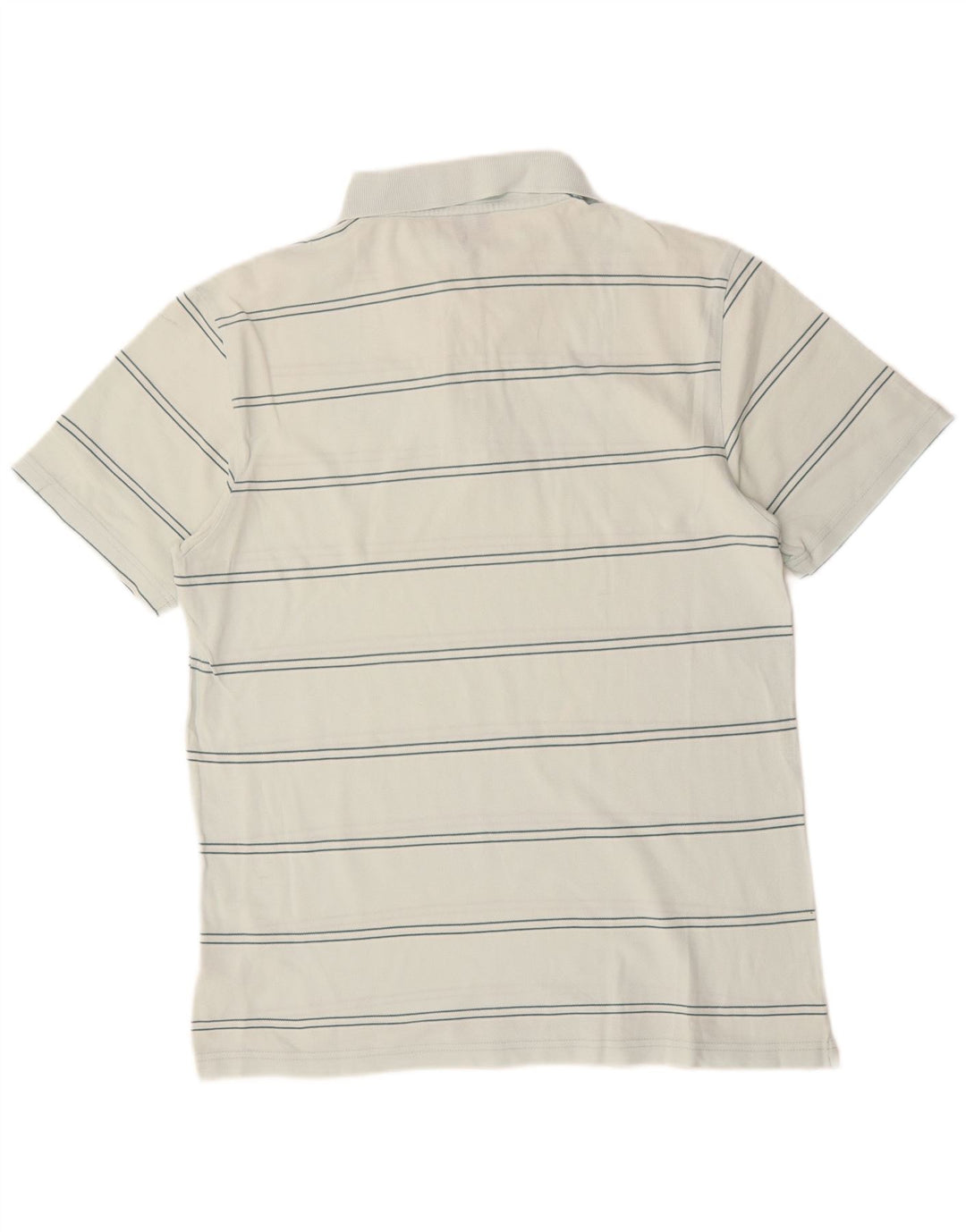 ASICS Poloshirt til mænd Medium hvid stribet bomuld