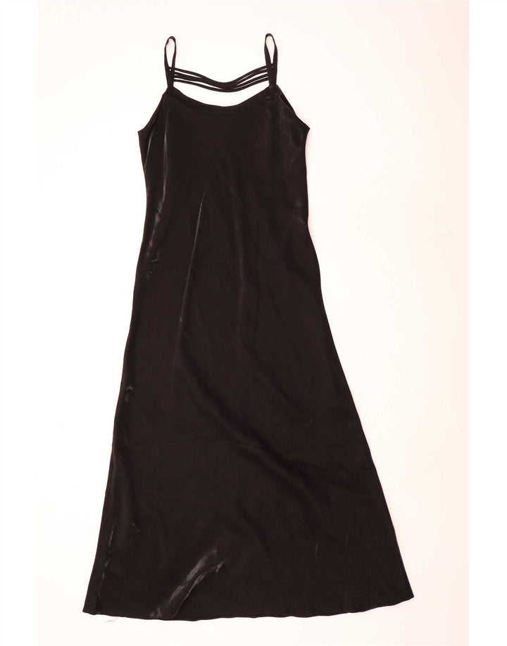 Just Elegance Dame ærmeløs Maxi Dress UK 16 Large Black Polyester