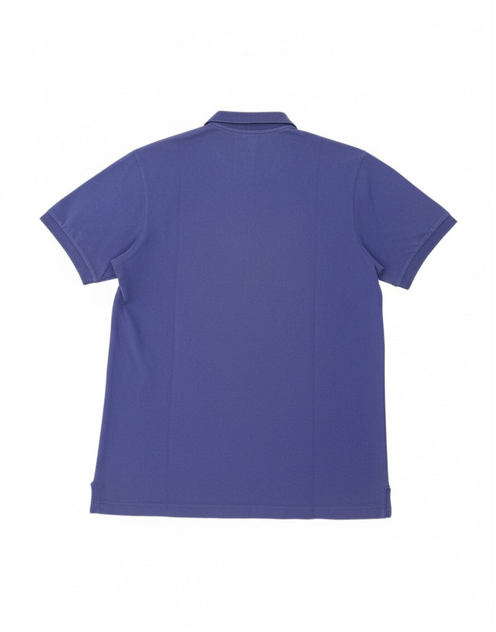 KAPPA Mens Polo Shirt Medium Blue Cotton