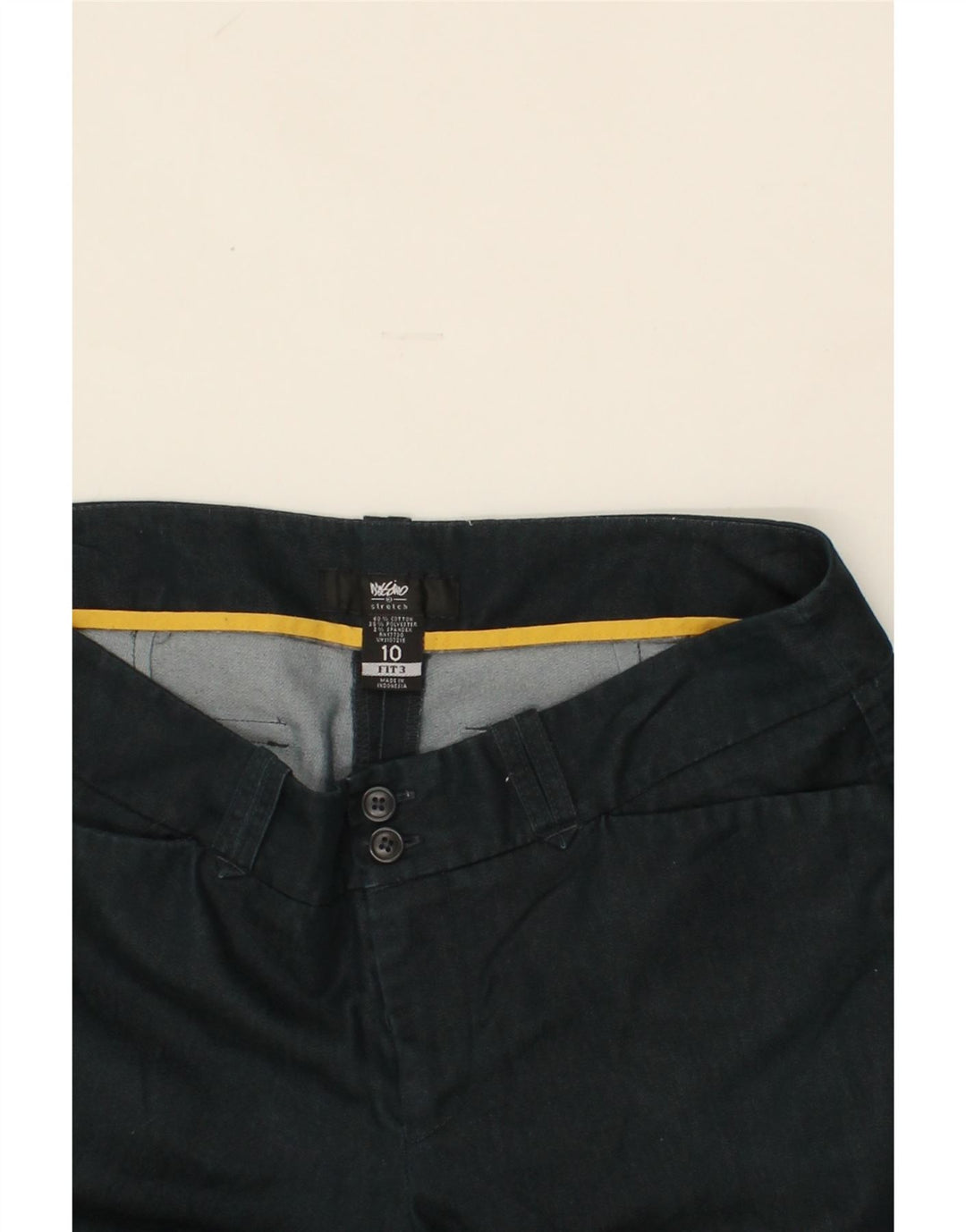 MOSSIMO Womens Casual Shorts US 10 Large W36  Black Cotton Vintage Mossimo and Second-Hand Mossimo from Messina Hembry 