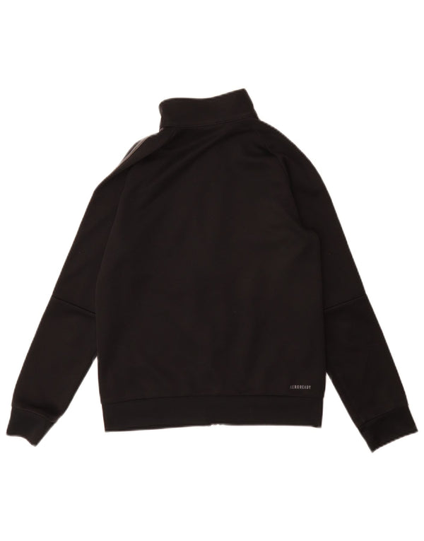 Adidas Boys Aeroready Tracksuit Topjakke 11-12 år Sort