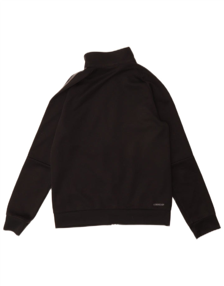 Adidas Boys Aeroready Tracksuit Topjakke 11-12 år Sort
