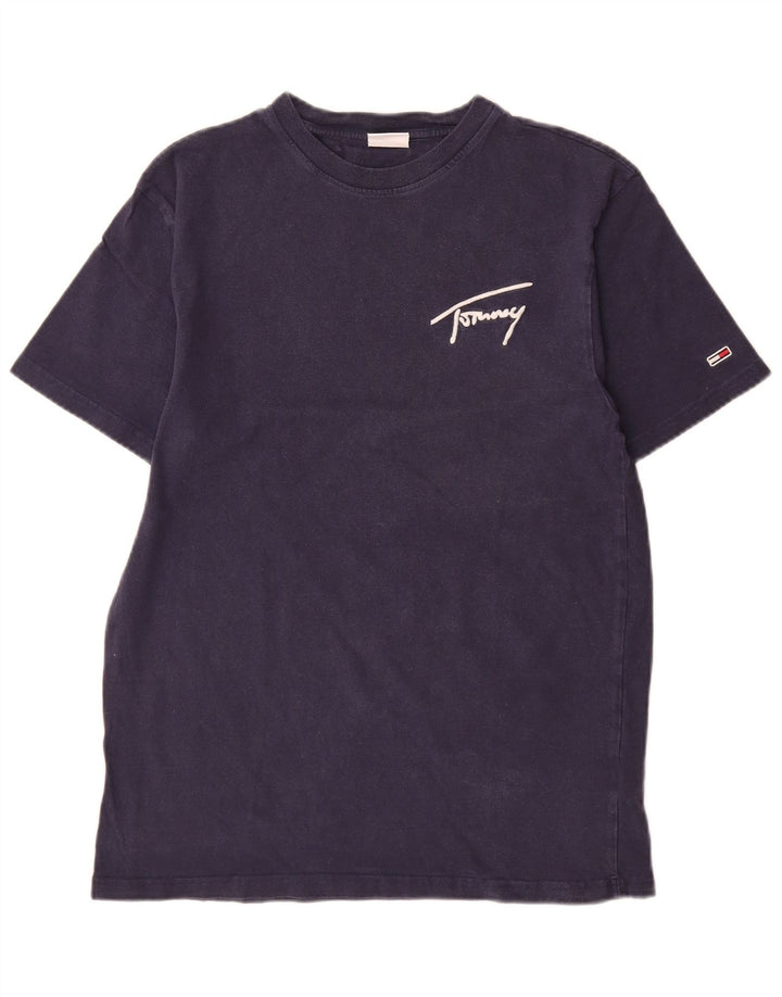 Tommy Hilfiger Herre grafisk T-shirt Medium marineblå bomuld