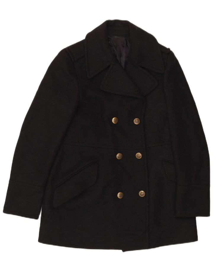 Vintage Dame Ærtefrakke UK 14 Medium Black