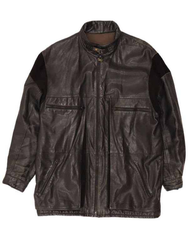 Vintage herre læderjakke UK 40 Large Black
