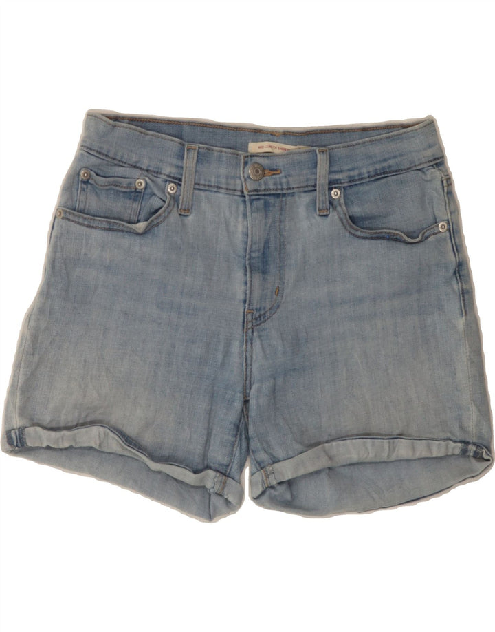 LEVI'S Womens Denim Shorts W28 Medium Blue Cotton Vintage Levi's and Second-Hand Levi's from Messina Hembry 