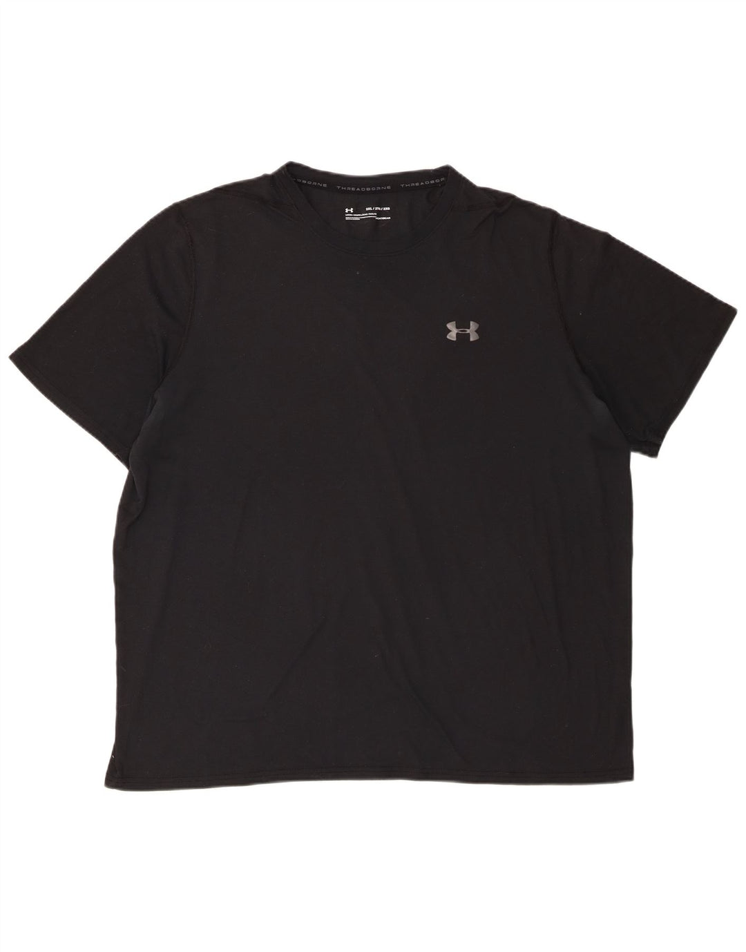 Under Armour Herre Heat Gear T-Shirt Top 2XL Sort