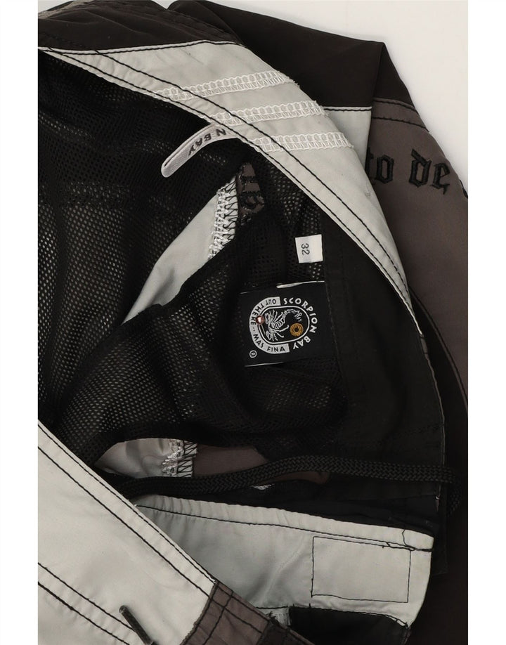 SCORPION BAY Grafiske badeshorts til mænd Medium Brun Colourblock