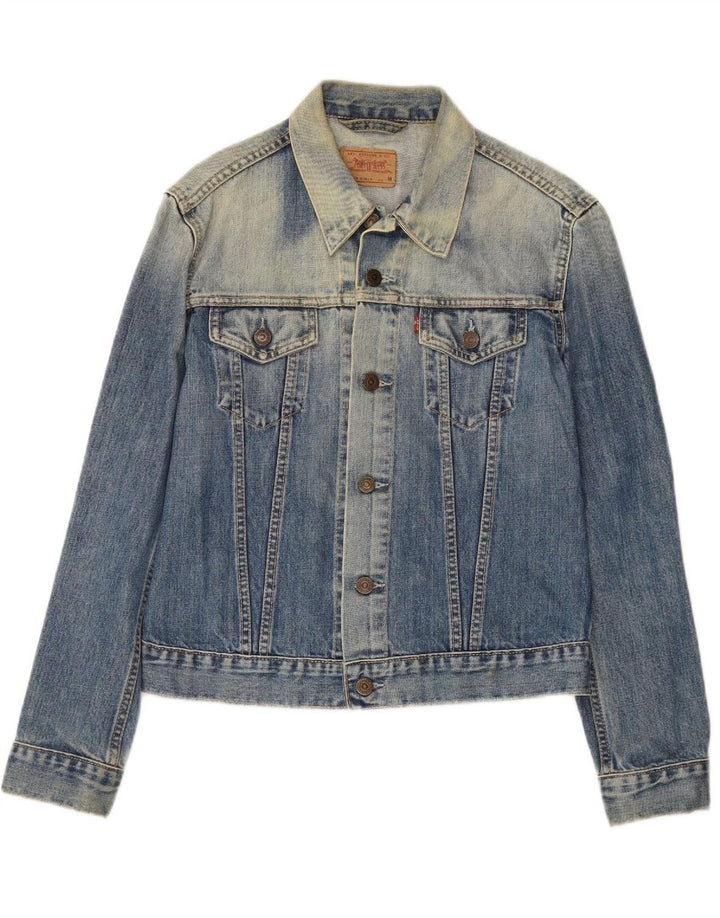 LEVI'S Girls Denim Jacket 11-12 Years Medium  Blue Cotton
