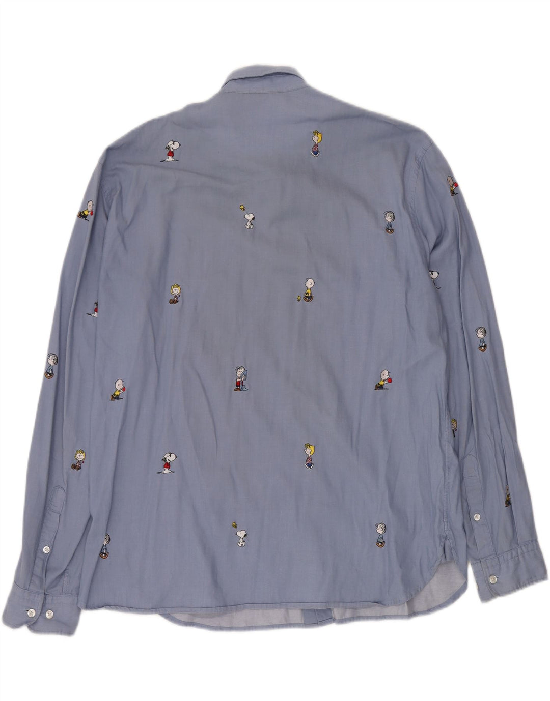 HUGO BOSS Herre Peanuts Shirt XL Blå Bomuld