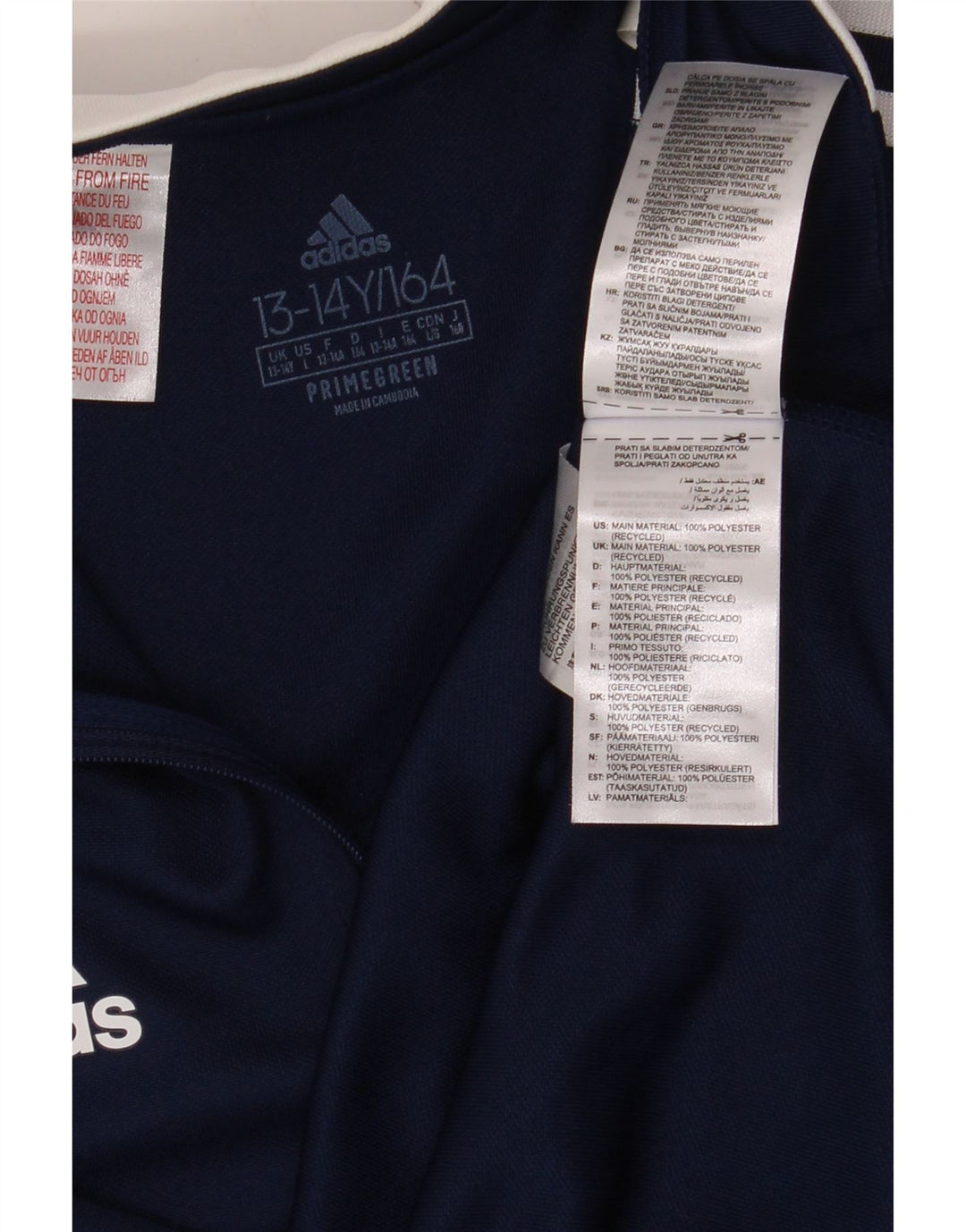 ADIDAS Aeroready Graphic Pullover Træningsdragt Top 13-14 år Navy Blue