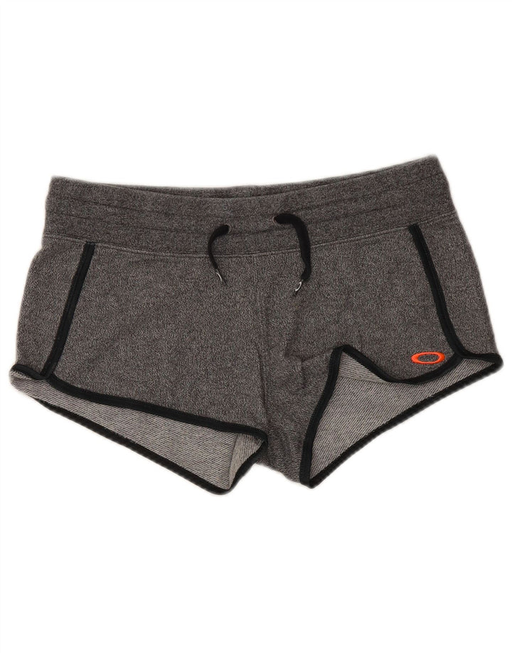 Vintage sportsshorts til kvinder UK 14 Medium Grey Flecked