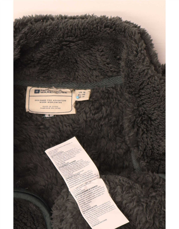 Mountain Warehouse Dame lynlås-hals Fleece Jumper UK 18 XL Grå Polyester