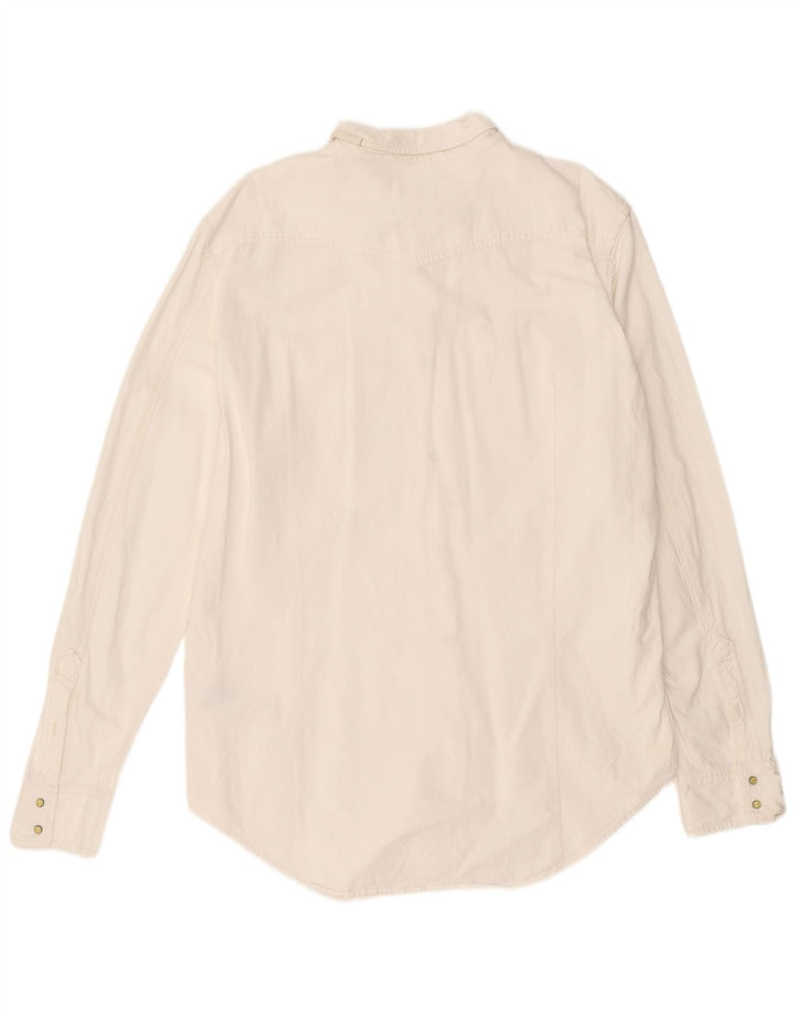 DIESEL Mens Shirt 2XL White Cotton