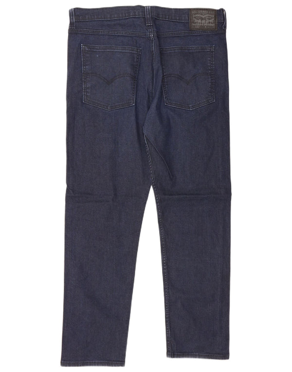 LEVI'S Herre 522 tilspidsede jeans W36 L32 Marineblå bomuld