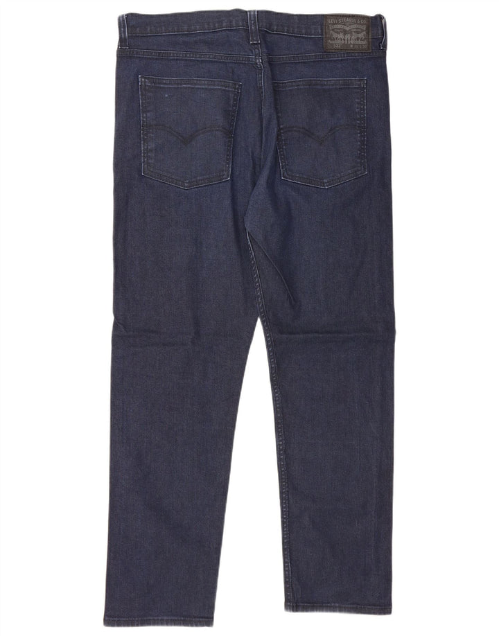 LEVI'S Herre 522 tilspidsede jeans W36 L32 Marineblå bomuld
