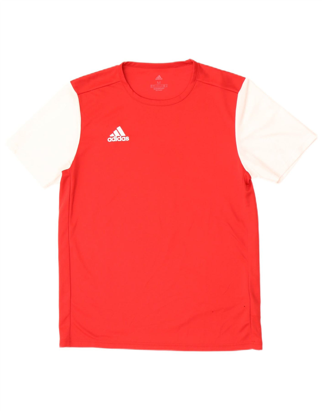 Adidas Herre Aeroready T-Shirt Top Medium Rød Colourblock Polyester