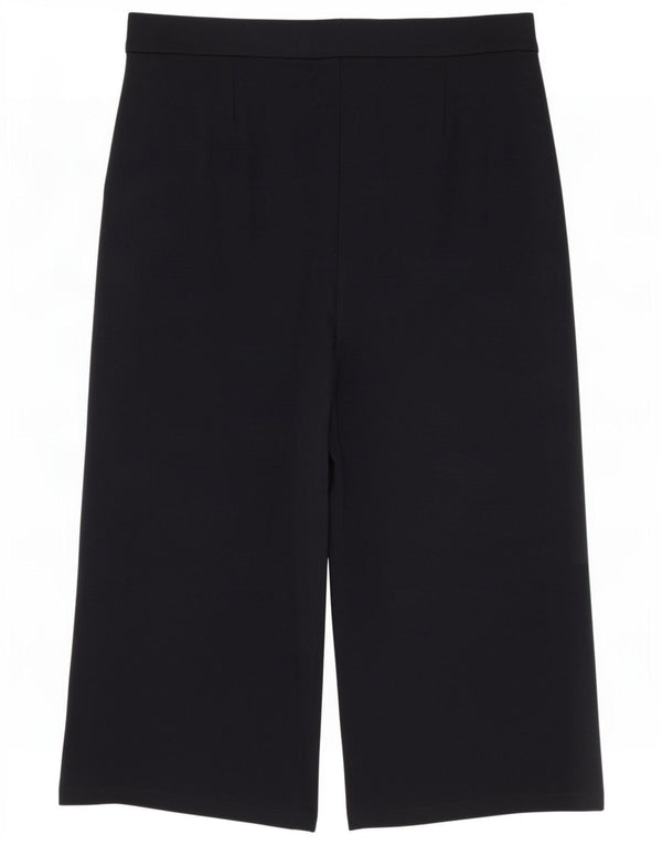 Marks & Spencer Womens High Waist Casual Trousers UK 20 2XL W38 L26 Navy Bl