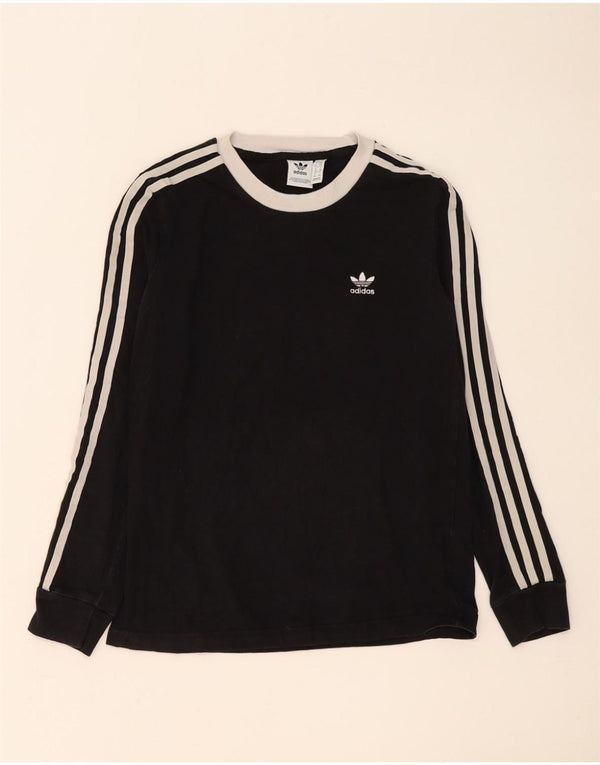 Adidas Dame Top Langærmet UK 10 Small Black Bomuld
