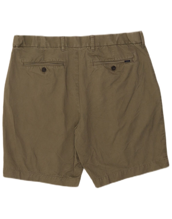 Marks & Spencer Herre Chino Shorts W38 XL Grøn Bomuld