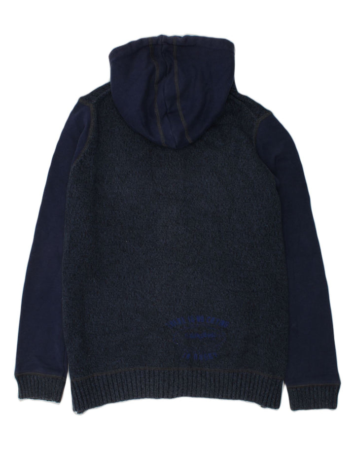 MASSIMO DUTTI Boys Zip Hoodie Sweater 13-14 Years Navy Blue | Vintage Massimo Dutti | Thrift | Second-Hand Massimo Dutti | Used Clothing | Messina Hembry 