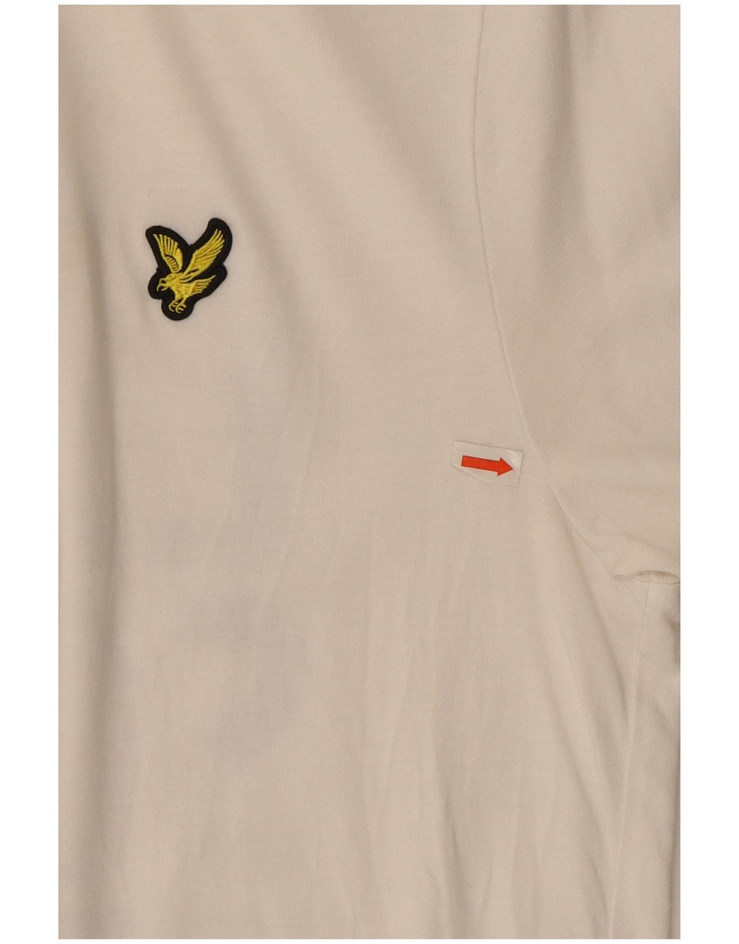Lyle & Scott Herre grafisk T-shirt top mellem hvid bomuld