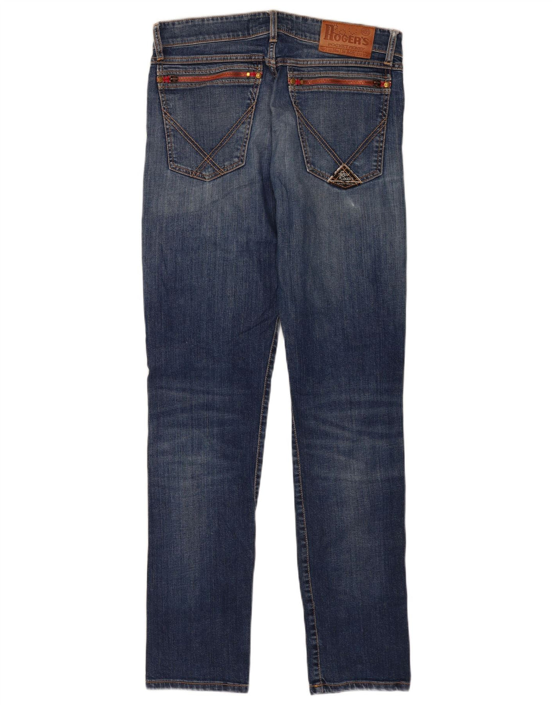 Roy Rogers Slim Jeans til mænd W32 L32 blå bomuld