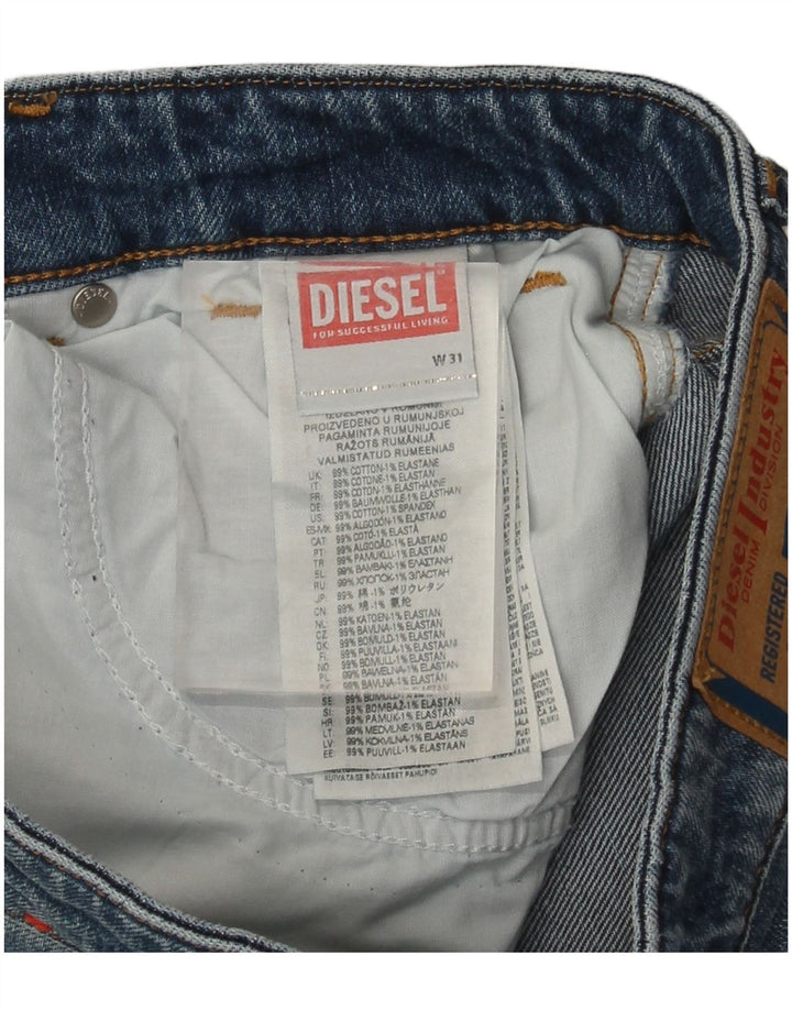 Diesel Dame Bootcut Jeans W31 L35 Blå Bomuld