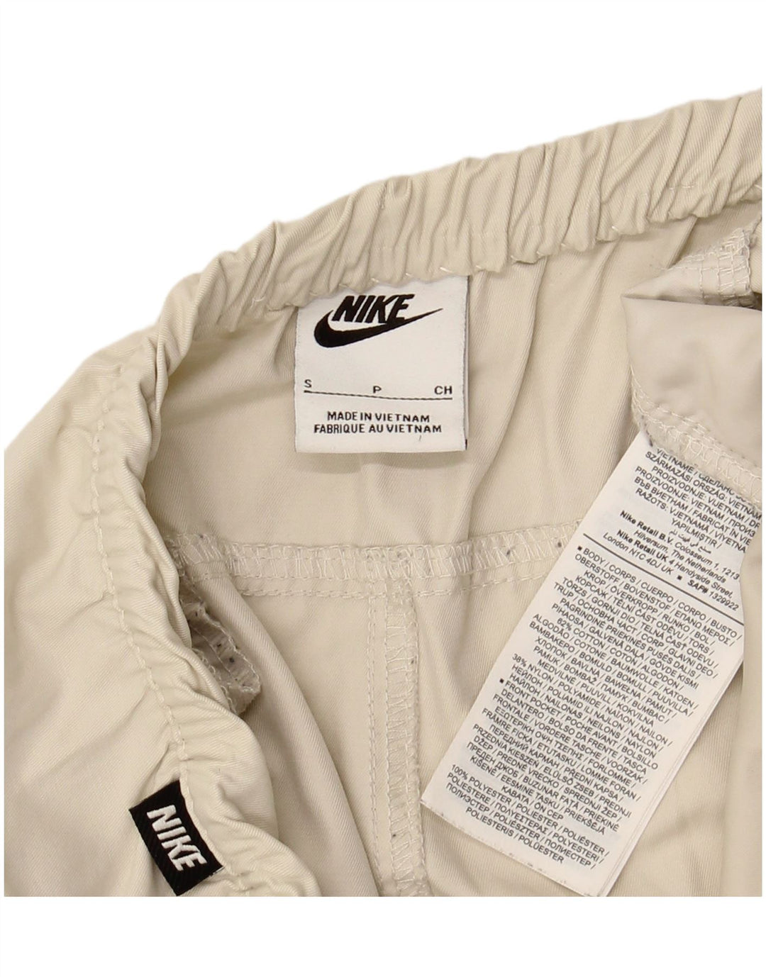 NIKE Herre Cargo Cropped Bukser Små W29 L25 Beige Bomuld
