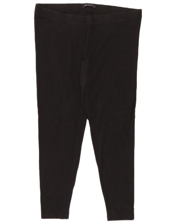 Marks & Spencer Dame Leggings UK 20 2XL Sort Bomuld