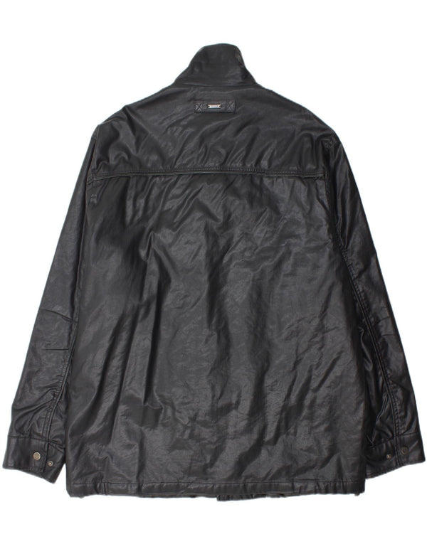 Kartel Herre Utility Jacket UK 42 XL Sort Bomuld