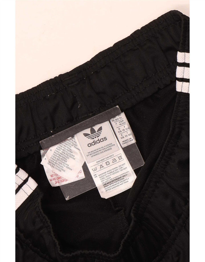 Adidas Drenge Træningsdragt Bukser Joggers 15-16 År Sort Polyester