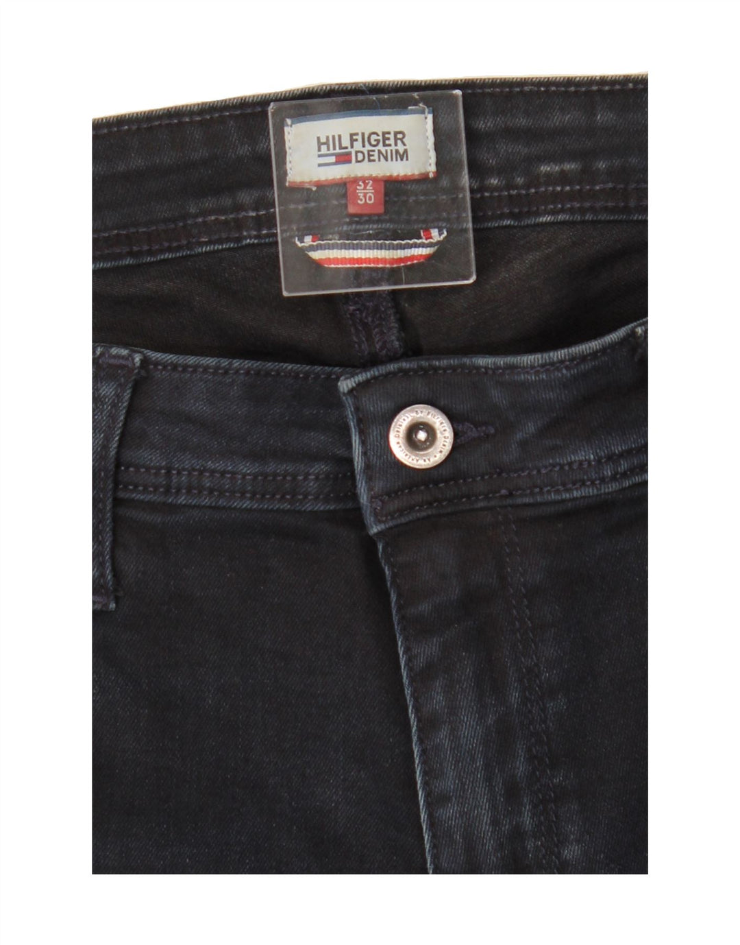 TOMMY HILFIGER Womens Mid Rise Bootcut Jeans W32 L30 Navy Blue Vintage Tommy Hilfiger and Second-Hand Tommy Hilfiger from Messina Hembry 