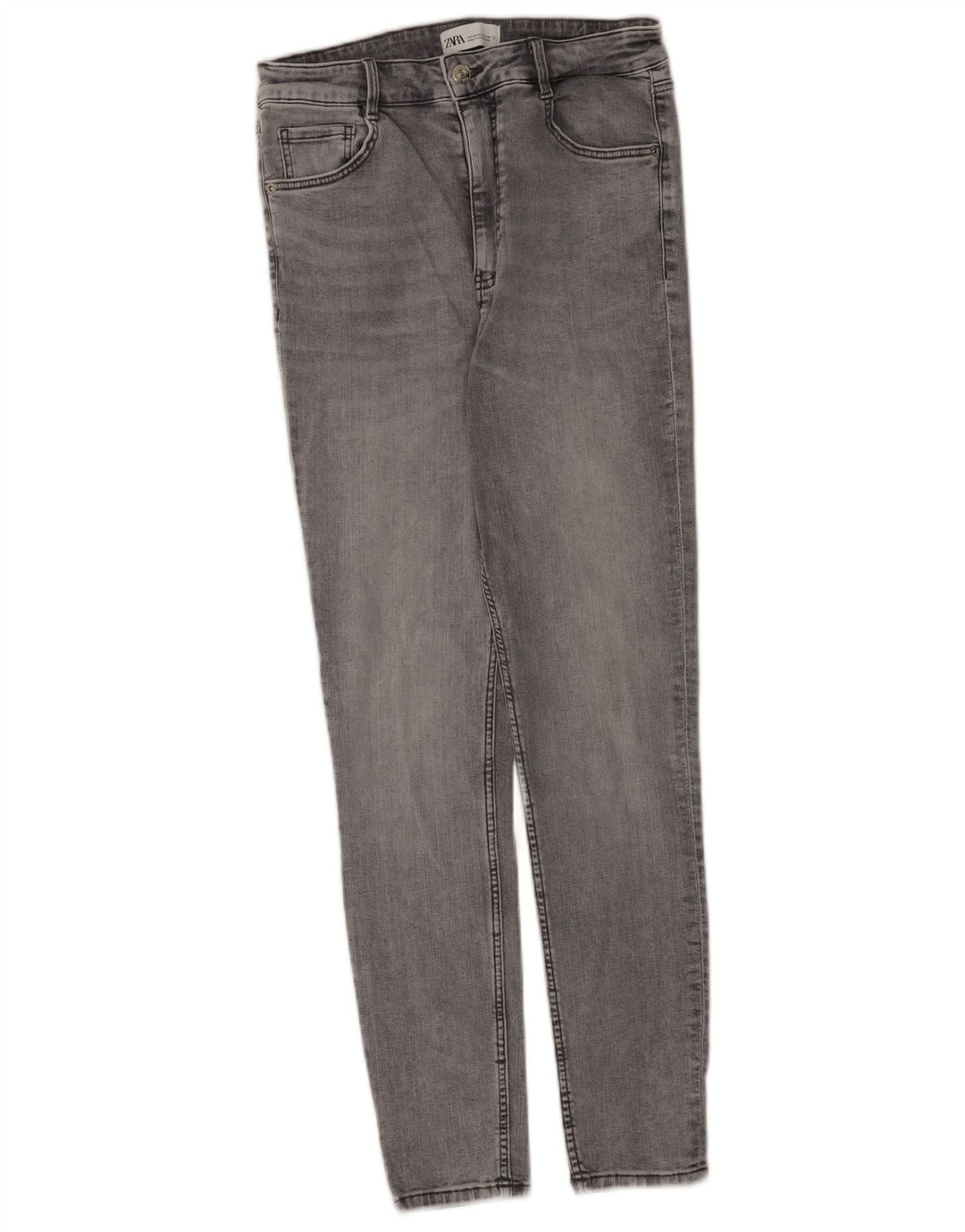 Zara Dame Skinny Jeans EU 40 Medium W30 L28 Grå
