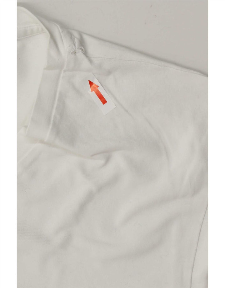 Hugo Boss Herre T-Shirt Top XL Hvid Bomuld