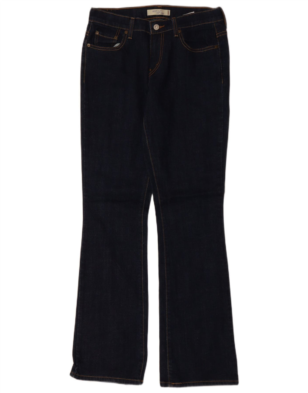 LEVI'S Dame 515 Bootcut Jeans US 6 Medium W30 L33 Marineblå Bomuld
