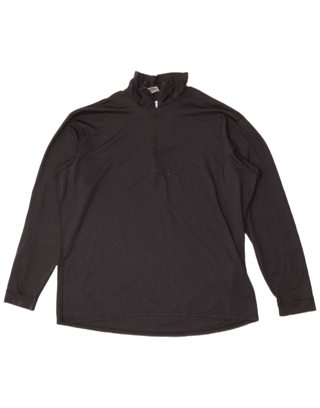 Patagonia Herre Zip Neck Pullover Træningsdragt Top XL Sort Polyester