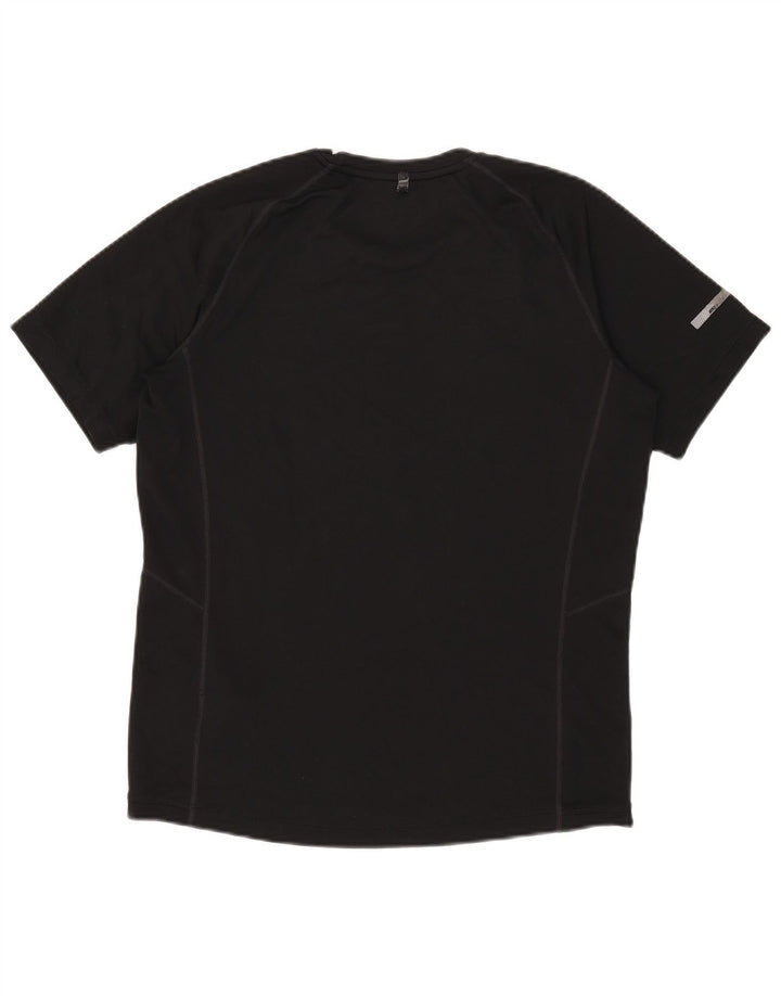 Nike Herre Dri Fit T-Shirt Top Medium Sort Polyester