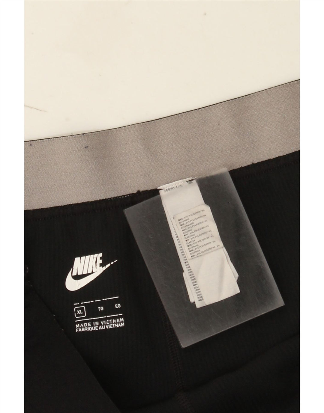 Nike Dame Grafiske Leggings UK 18 XL Sort Polyester