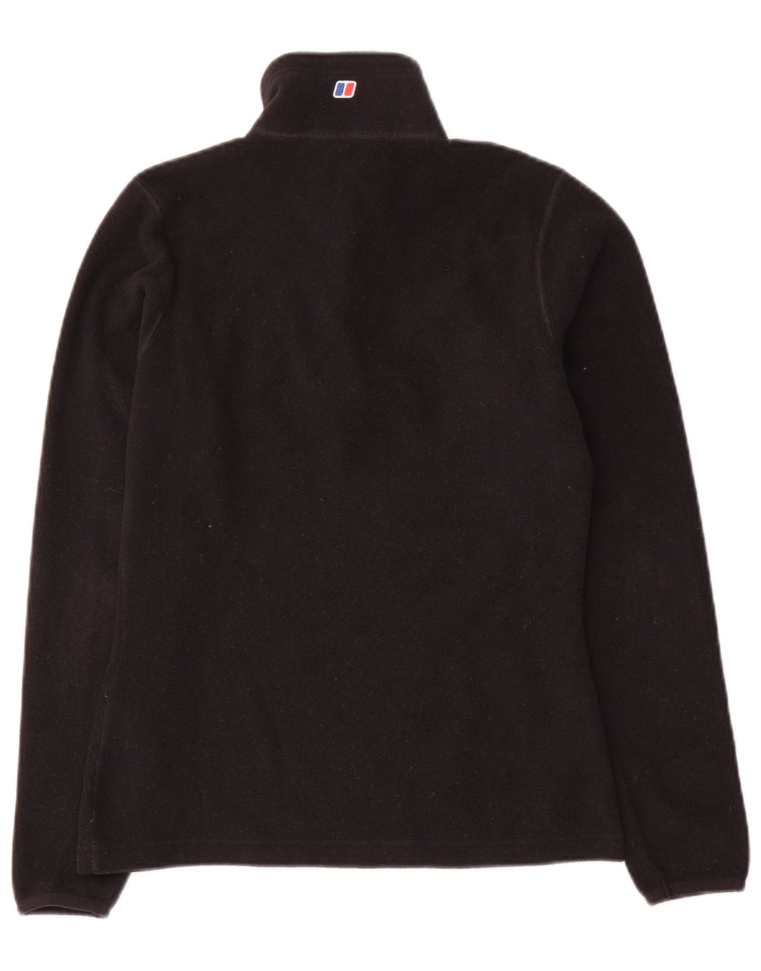 Berghaus Fleece Jumper med lynlås til kvinder UK 8 Lille sort polyester