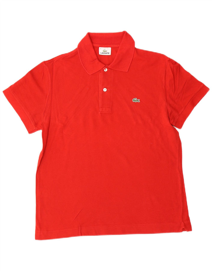 LACOSTE Poloshirt til mænd str. 4 Medium Rød Bomuld