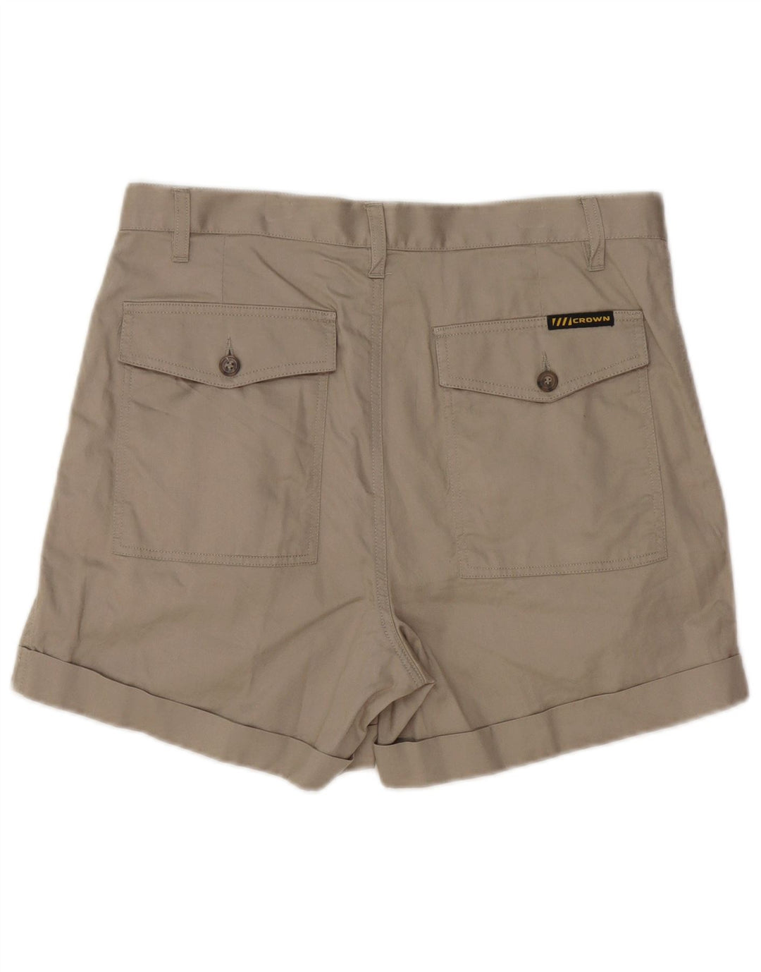 CROWN Herre Pegged Chino Shorts IT 48 Medium W32 Beige Bomuld