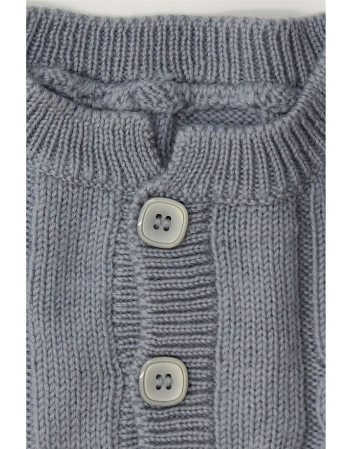 Vintage herre sweater med rund hals XL blå