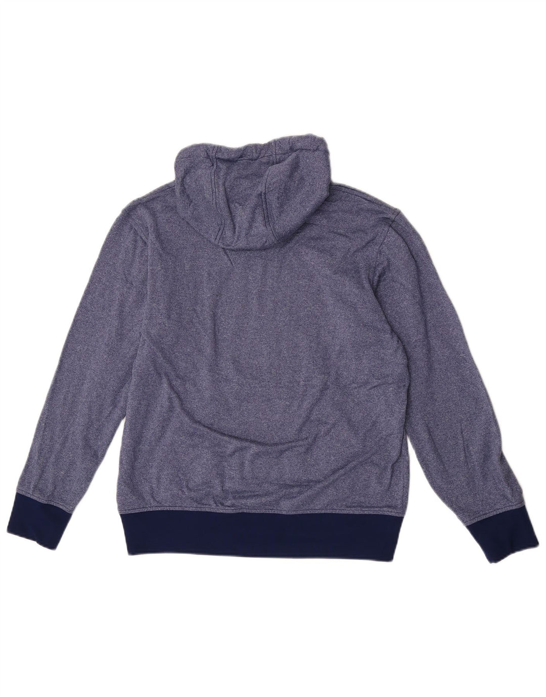 Adidas Dame Hoodie Jumper UK 14 Medium Blue Flecked Polyester