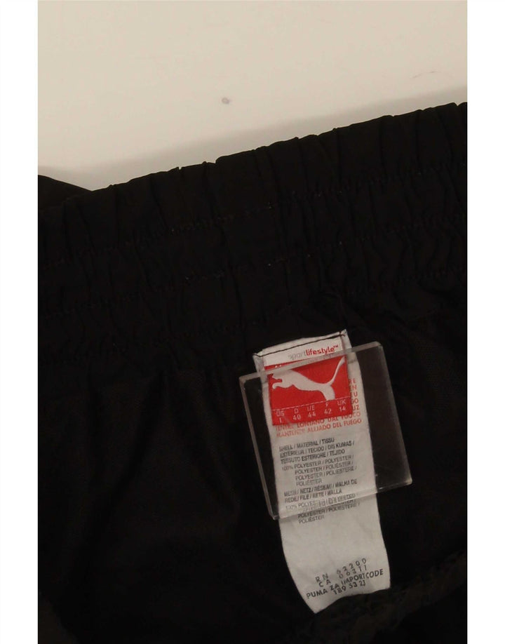 Puma Bermuda sportsshorts til kvinder UK 14 Large Black Polyester