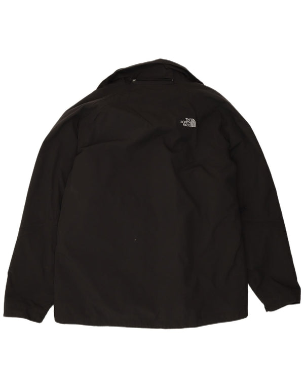 The North Face Herre Hyvent Windbreaker Jacket UK 40 Large Black Nylon