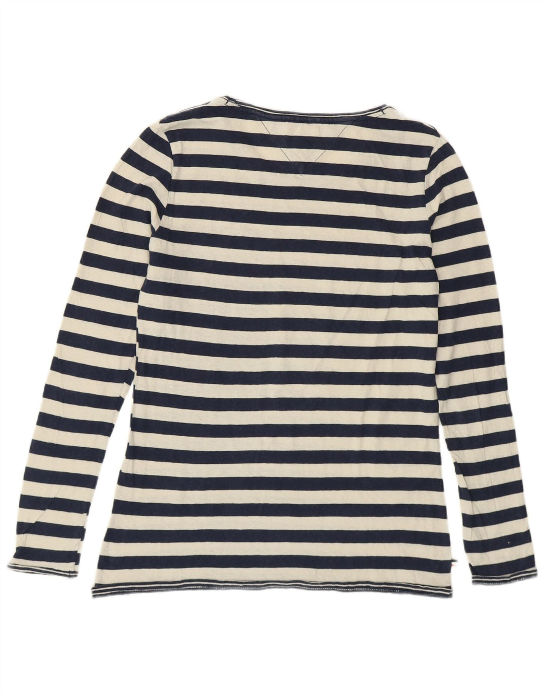 Tommy Hilfiger Dame Top Langærmet UK 6 XS Marineblå Stribet