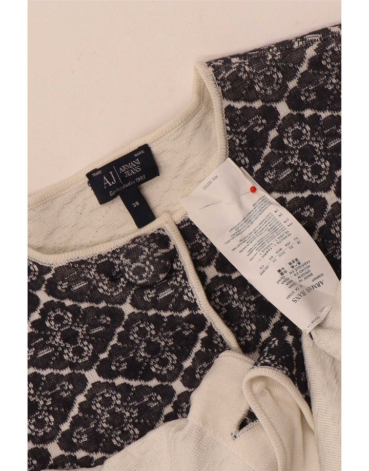Armani Jeans Dame Oversized 4 Button Blazer Jacket IT 38 XS Sort