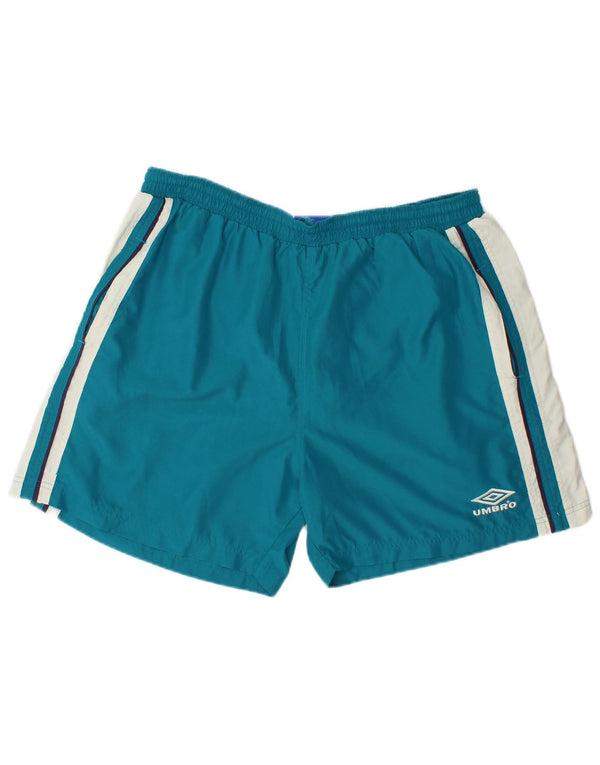 Umbro Badeshorts til mænd XL Blå Colourblock Polyester